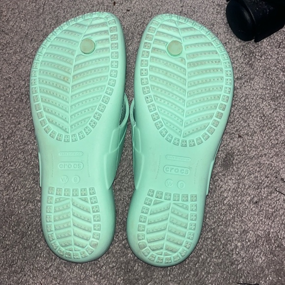 Croc flip flop Mint color 9 - Picture 4 of 4